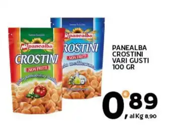 Extra Supermercati PANEALBA CROSTINI VARI GUSTI 100 GR offerta