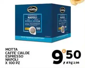 Extra Supermercati MOTTA CAFFE CIALDE ESPRESSO NAPOLI X 100 PZ offerta