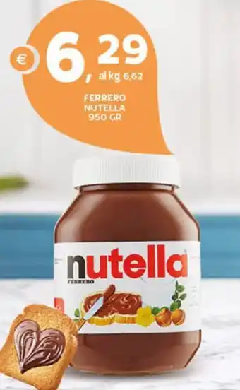 Extra Supermercati FERRERO NUTELLA 950 GR offerta