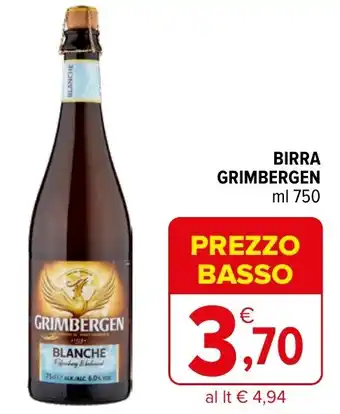 Iperal BIRRA GRIMBERGEN ml 750 offerta