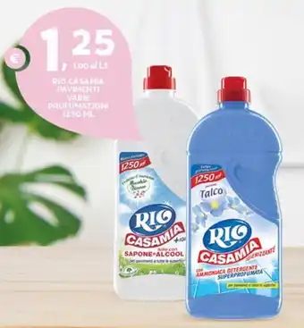 Extra Supermercati RIO CASAMIA PAVIMENTI VARIE PROFUMAZIONI 1250 ML offerta