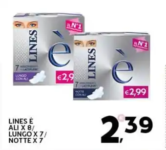 Extra Supermercati LINES É ALI X 8/ LUNGO X 7/ NOTTE X 7 offerta