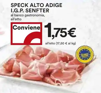 Coop Superstore SPECK ALTO ADIGE I.G.P. SENFTER offerta