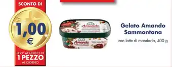 Esselunga Gelato Amando Sammontana con latte di mandorla, 400 g offerta