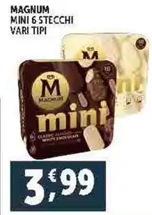 Deco Supermercati MAGNUM MINI 6 STECCHI VARI TIPI offerta