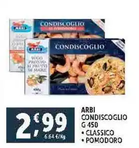 Deco Supermercati ARBI CONDISCOGLIO G450 offerta