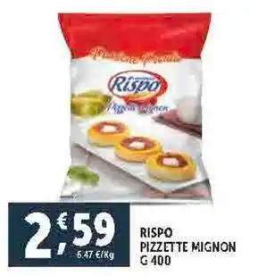 Deco Supermercati RISPO PIZZETTE MIGNON G 400 offerta