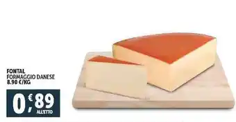 Deco Supermercati FONTAL FORMAGGIO DANESE offerta