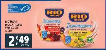 Deco Supermercati RIO MARE INSALATISSIME VARI GUSTI G160 offerta