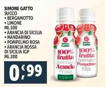 Deco Supermercati SIMONE GATTO SUCCO offerta