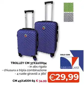 Mercatò Big TROLLEY CM 37X22XH54 offerta