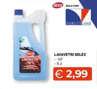 Mercatò Big LAVAVETRI SELEX lt 2 offerta