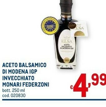 Monari federzoni - aceto balsamico di modena igp