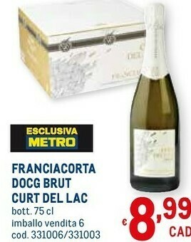 Metro Docg brut curt del lac offerta