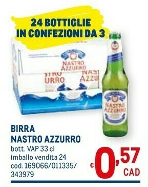 Metro Birra 330 g(ml) offerta