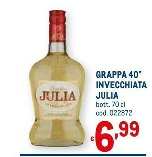 Metro Grappa invecchiata 700 g(ml) offerta