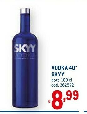 Metro Skyy vodka 100 ml offerta