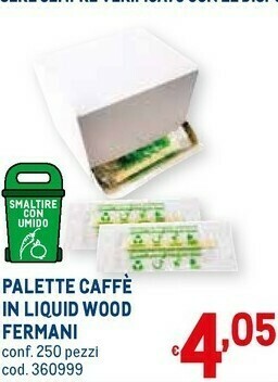 Metro Palette caffè in liquid wood fermani offerta