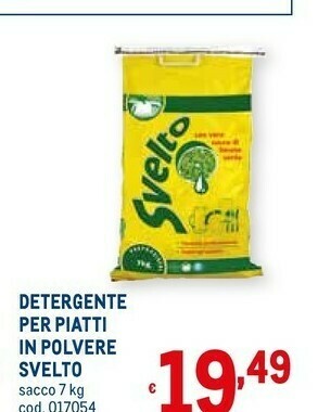 Metro Detergente per piatti in polvere offerta