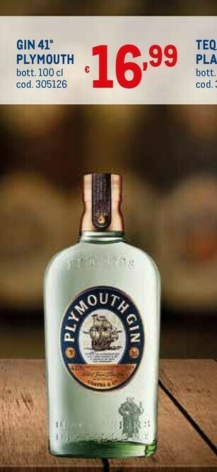 Metro Gin plymouth offerta