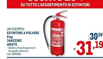 Estintore a polvere 6 kg 34a233bc