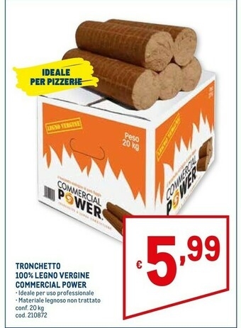 Metro Tronchetto 100% legno vergine offerta