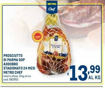 Metro Prosciutto di parma dop addobbo stagionato 24 mesi offerta
