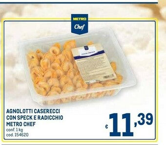 Metro Angolotti caserecci con speck e radicchio offerta