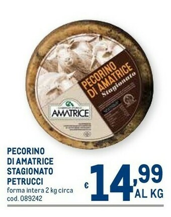Metro Pecorino di amatrice stagionato offerta