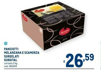 Metro Panciotti melanzana e scamorza surgelati offerta