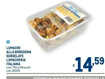 Lumache alla borgogna