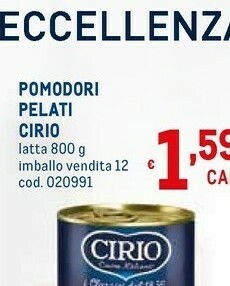 Metro Pomodori pelati offerta