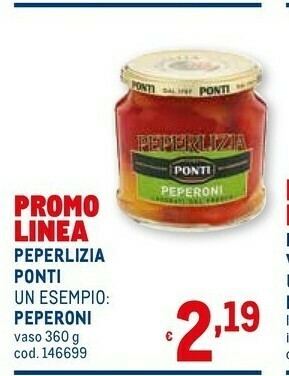Metro Peperlizia peperoni offerta
