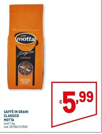 Metro Caffe in grani classico offerta