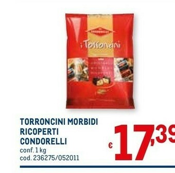 Torroncini morbidi ricoperti