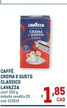 Metro Crema e gusto classico offerta