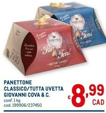 Metro Panettone classico offerta