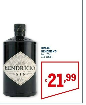 Metro Gin 700 g(ml) offerta