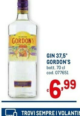 Metro Gin 37,5 offerta