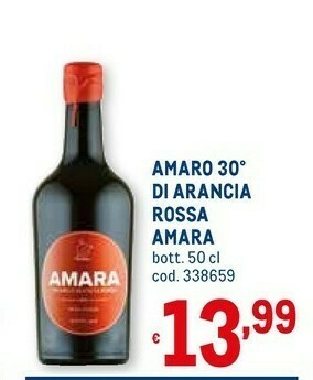 Metro Amara amaro 30 di arancia rossa offerta