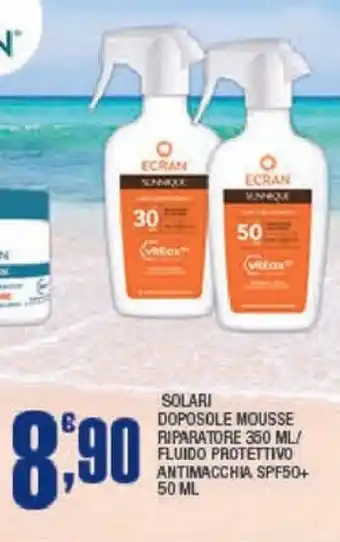 SOLARI DOPOSOLE MOUSSE RIPARATORE 350 ML/ FLUIDO PROTETTIVO ANTIMACCHIA SPF50+ 50 ML