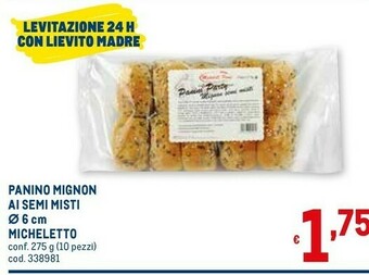 Metro Panino mignon ai semi misti offerta