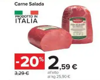 Carrefour Carne Salada offerta