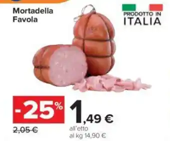 Carrefour Mortadella Favola offerta