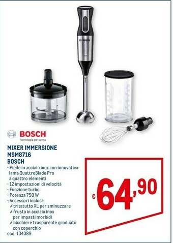 Mixer immersione msm8716
