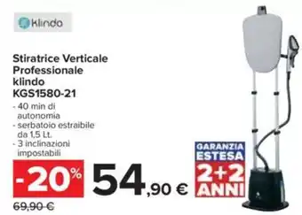 Carrefour Stiratrice Verticale Professionale klindo offerta