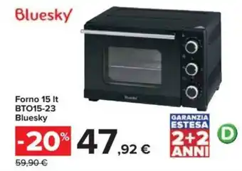 Carrefour Forno 15 It BTO15-23 Bluesky offerta