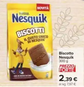 Carrefour Biscotto Nesquik 300 g offerta