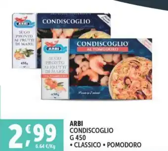 Deco Supermercati ARBI CONDISCOGLIO G 450 offerta