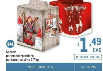 Scatola panettone/pandoro